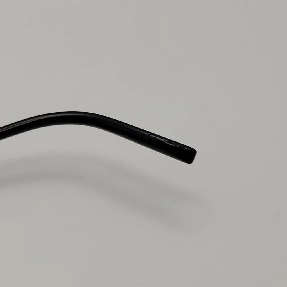 Warby Parker Leah Eyeglasses Frames Only 57-16-140 Gold Black Oversized Round